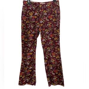 Urban Outfitters Multicolor Cassie Corduroy Knit Fabric I. Floral prints Sz 0